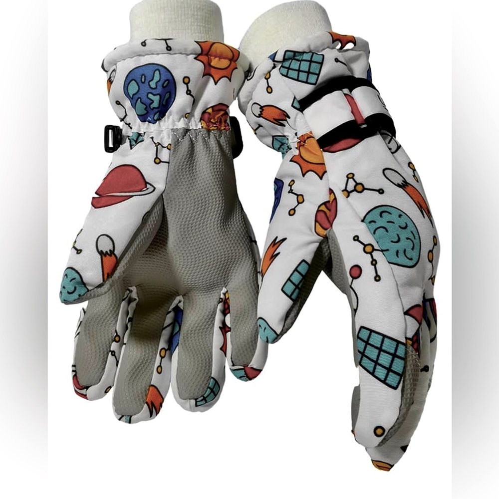 NWOT Kids Waterproof Gloves w/Touch Screen Fingers for Outdoor Winter Excursions